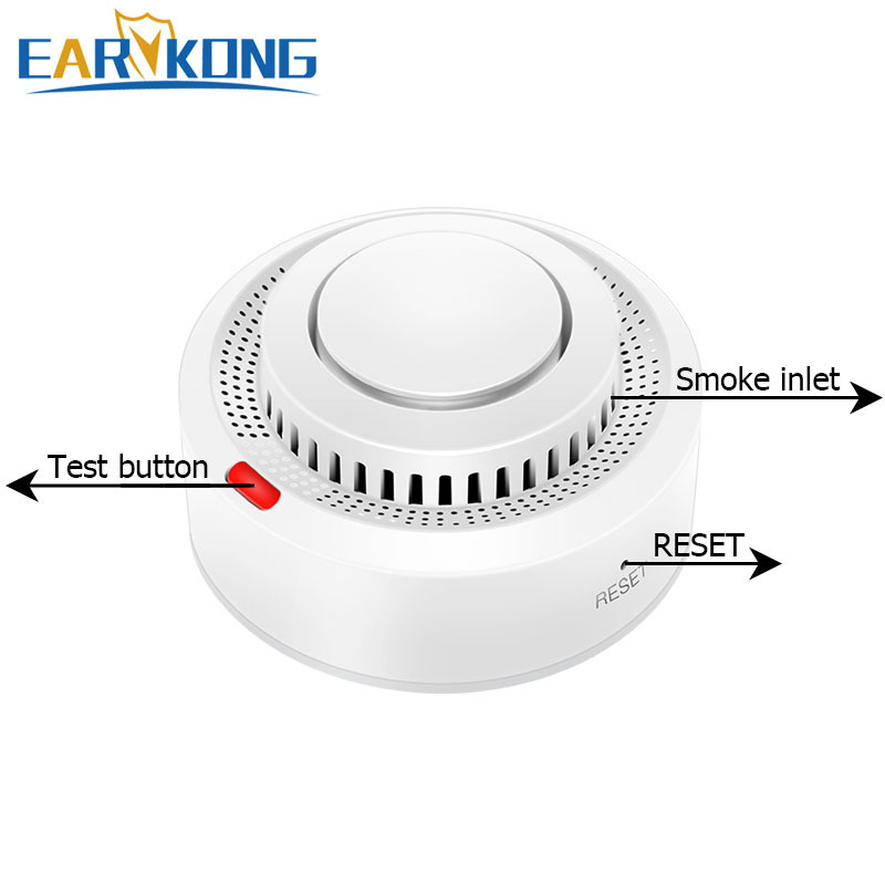 Fire Protection Smoke Detector Smokehouse Combination Fire Alarm Home Security System Firefighter Tuya WiFi Smoke Detector Alarm