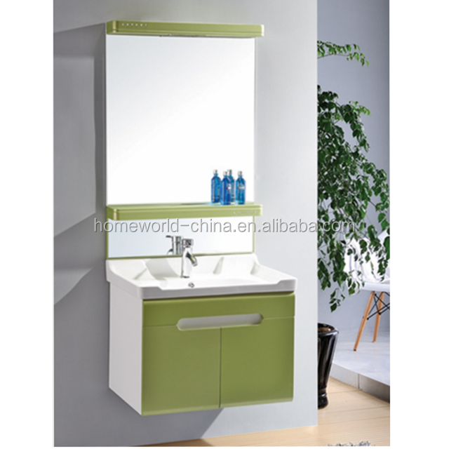 china sanitary ware supplier factory modern pvc bathroom cabinet