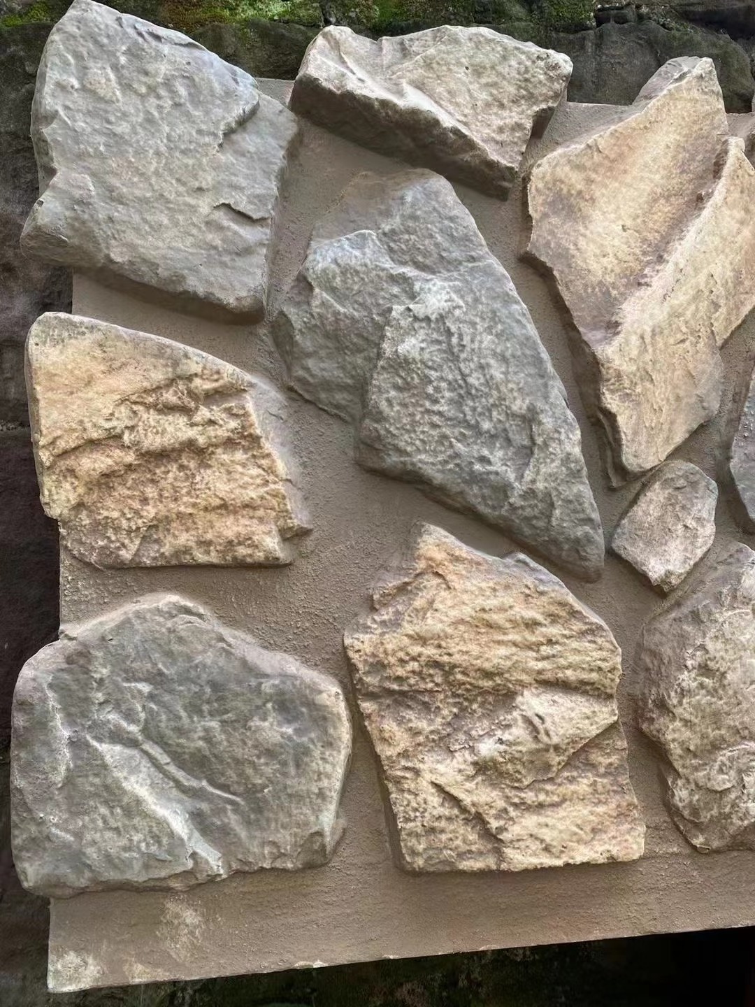 Decorative stone wall panels lightweight faux pu stone panels for wall