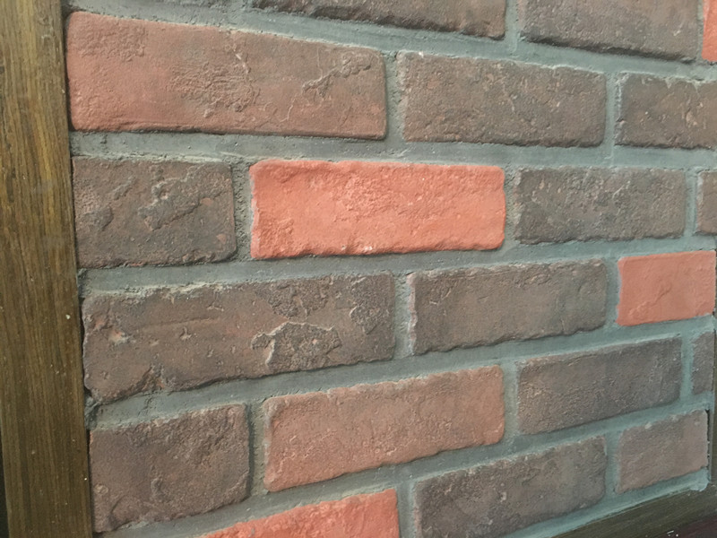 Exterior and interior decorative brick veneer