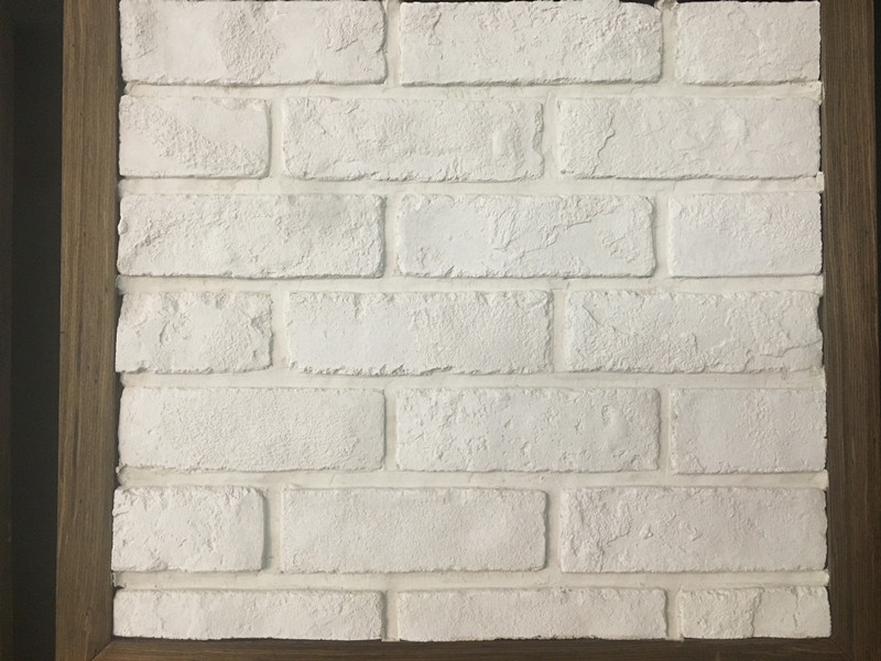 Villa exterior white wall brick cladding veneer