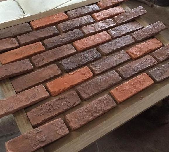 Exterior and interior decorative brick veneer