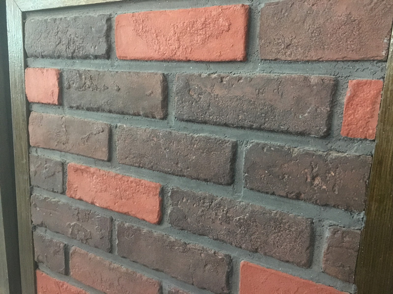 Exterior and interior decorative brick veneer