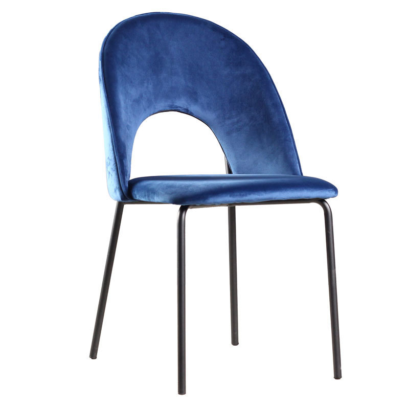 Modern Restaurant Home Hotel Furniture Pink Blue Velvet Leather Accent Chair High Back Dining Chairs Foldable Chairs for Events