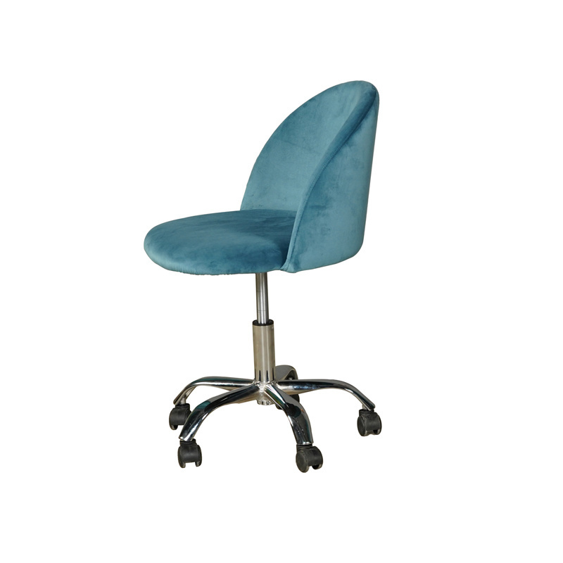 swivel grey green velvet office chair dining swivel chairs living room furniture home bedroom leisure computer chair student des