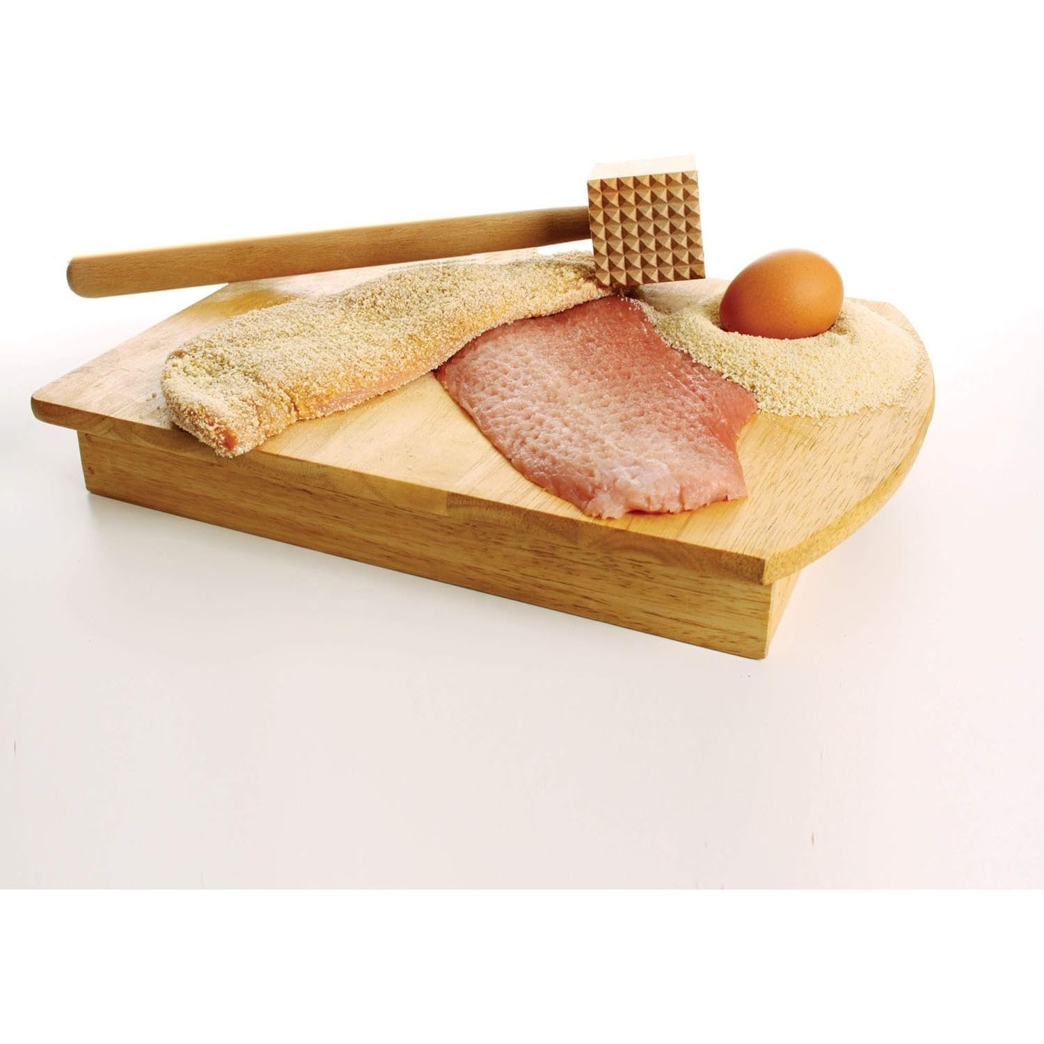 Kitchen Wooden Meat Tenderizer Mallet Marinating Prep Tool, Double Sided | Homex_BSCI Factory