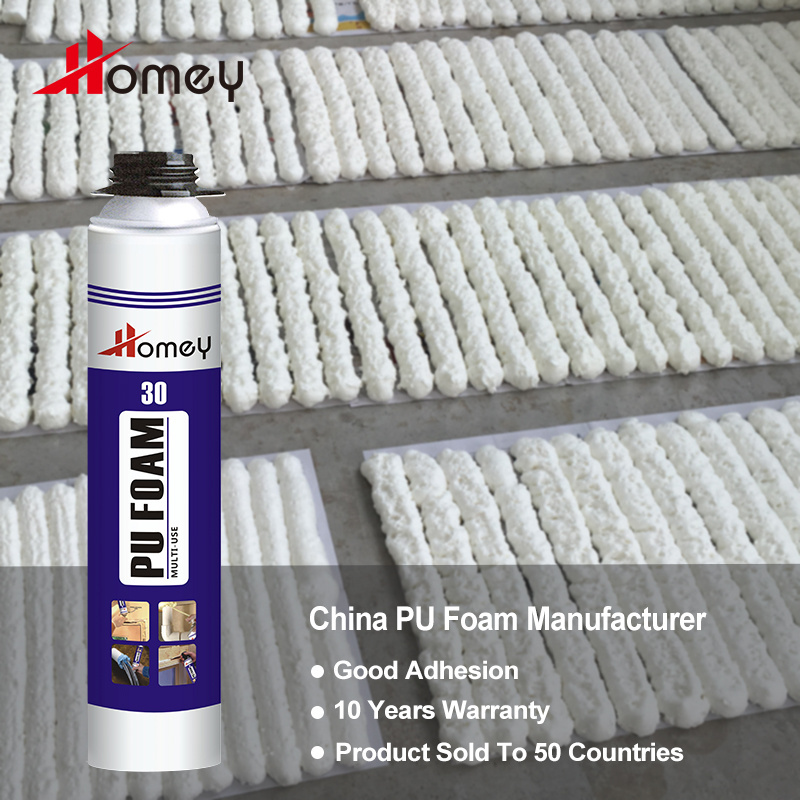 Homey polyurethane spray foam high density closed cell chemical pu foam for gap filling