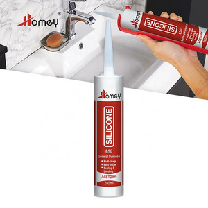 Homey high quality material silicone sealant window acetic sealant silicone roof door tile gp100 siliconized acrylic sealant