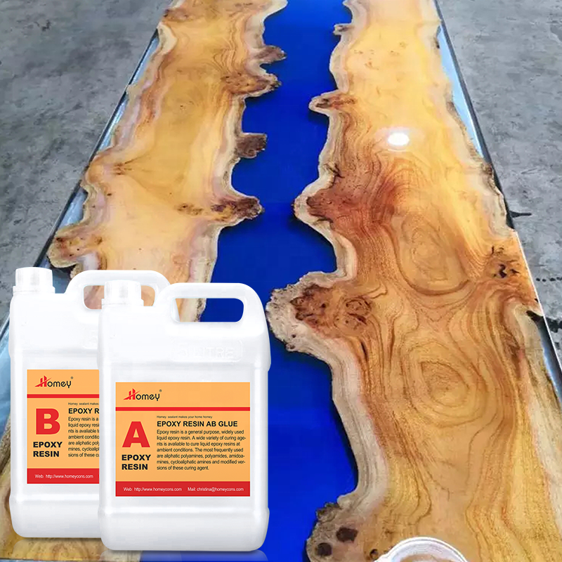 Magic composite resin for wood coating super clear epoxy resin ab glue with hardener crystal clear accessoires resin epoxy