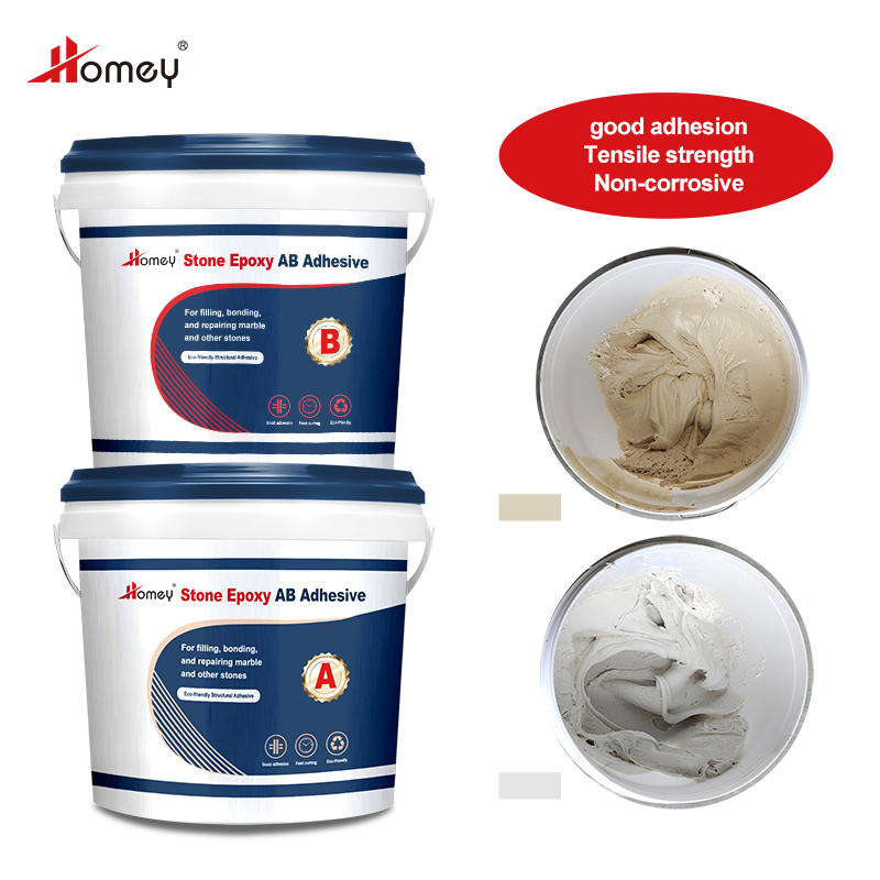 Homey High Bonding Dry Hanging Structural Adhesive Stone Epoxy A B Glue