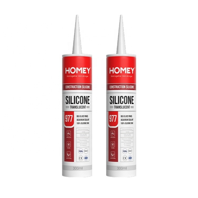 Weatherproof silicone sealant quick dry glue waterproof glass window acetic silicone sealant