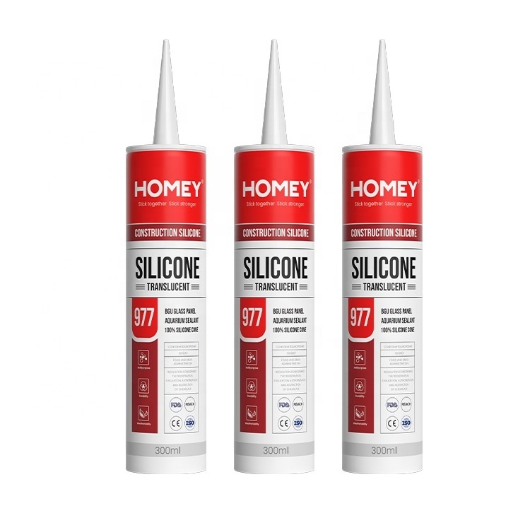 Weatherproof silicone sealant quick dry glue waterproof glass window acetic silicone sealant