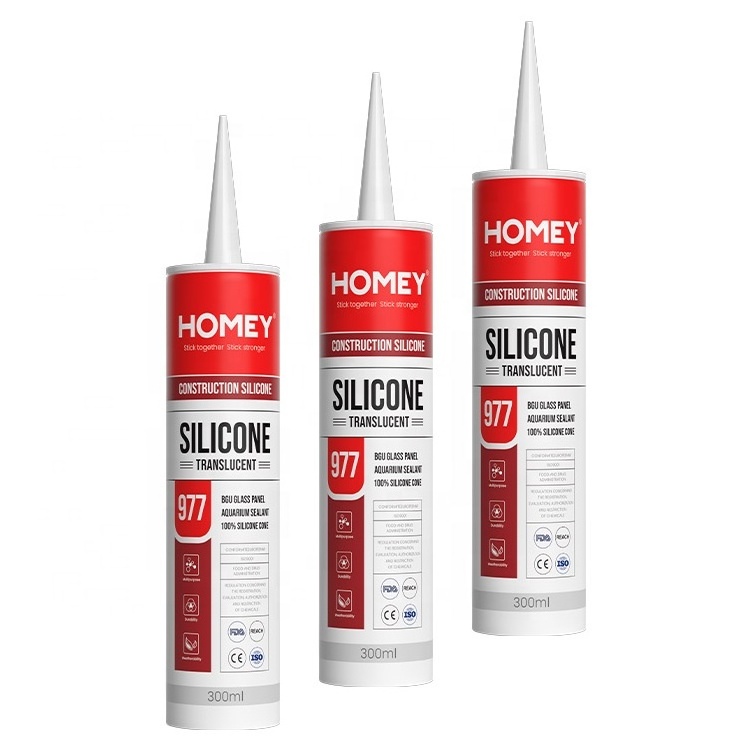 Weatherproof silicone sealant quick dry glue waterproof glass window acetic silicone sealant