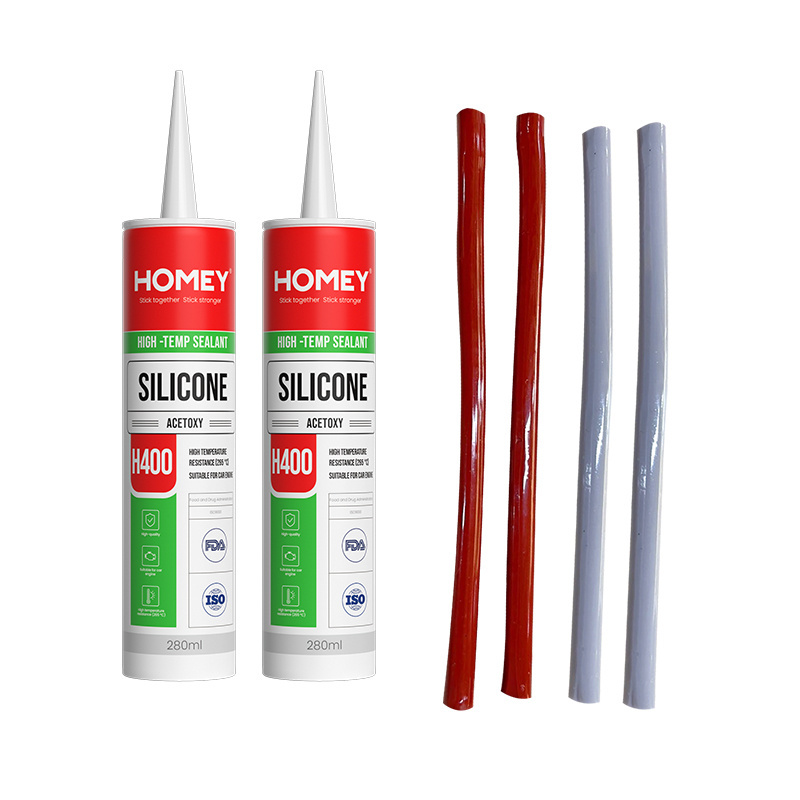 Homey H400  85g grey 999 gasket maker silicon sealant high temperature silicone adhesive and sealant