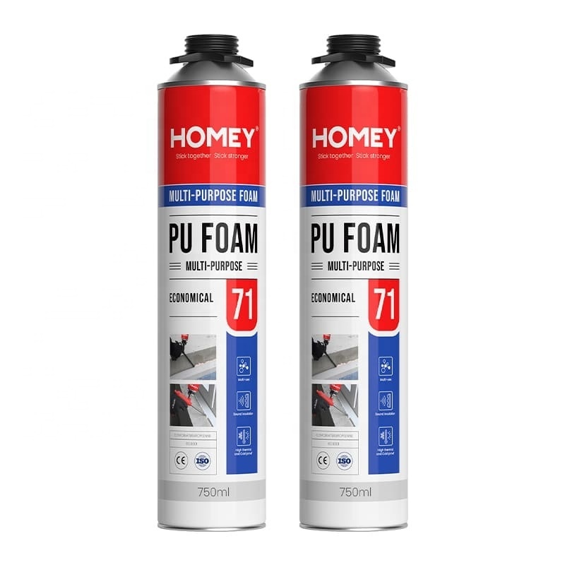 HOMEY Cost effective pu spray foam spray multi-use expanding polyurethane pu foam