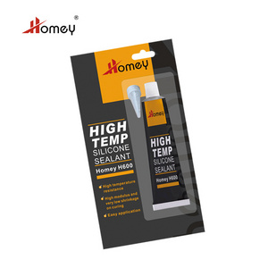 Homey On Sale One Part Acetic High Temperature Resistance Rtv Silicon Sealant