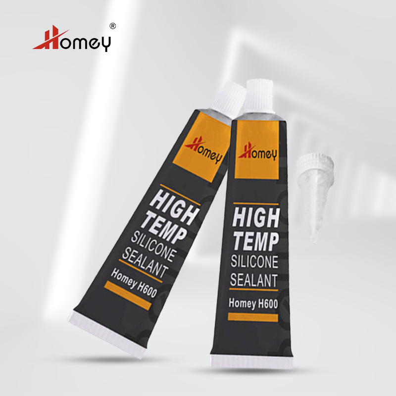 Homey Optional 85g 50g Thermal Insulation 310ml Gray High Temp Red Silicone Sealant