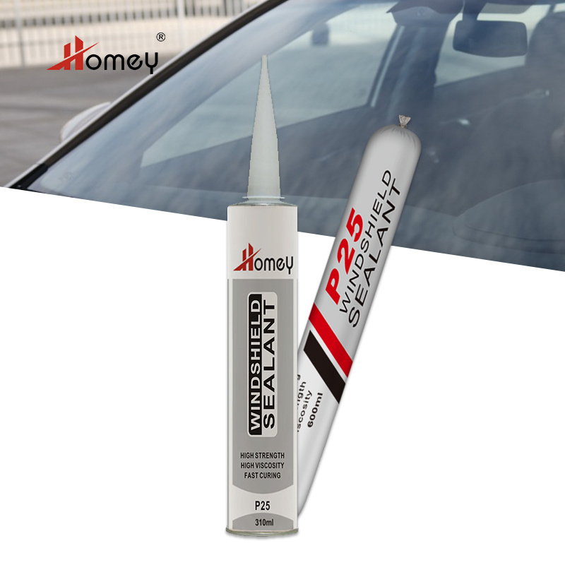 Homey Quick Drying 600ml sausage auto glass polyurethane PU silicone Sealant adhesives For Car Front Windshield Glass