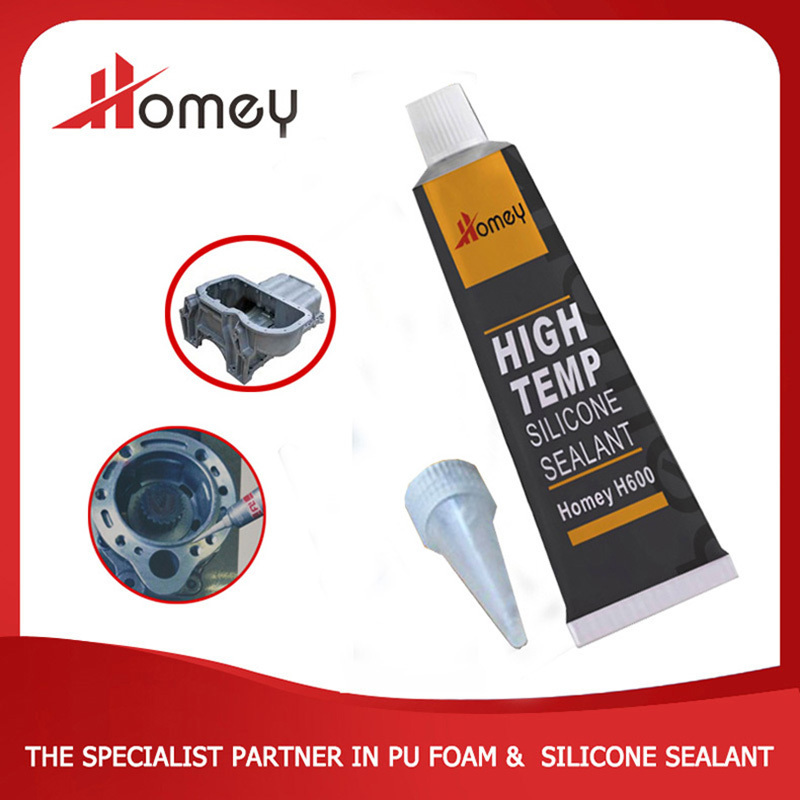 Homey RTV H600 Cheap Price High Temperature Sealant Easy Use For Rtv Silicone Gasket Maker