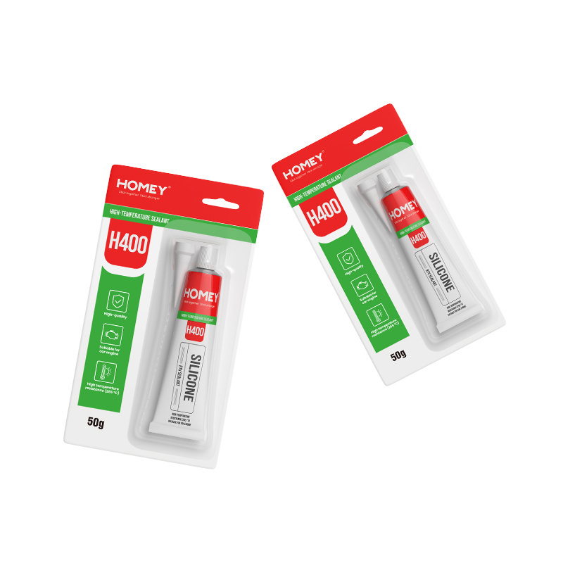 Homey H400  85g grey 999 gasket maker silicon sealant high temperature silicone adhesive and sealant