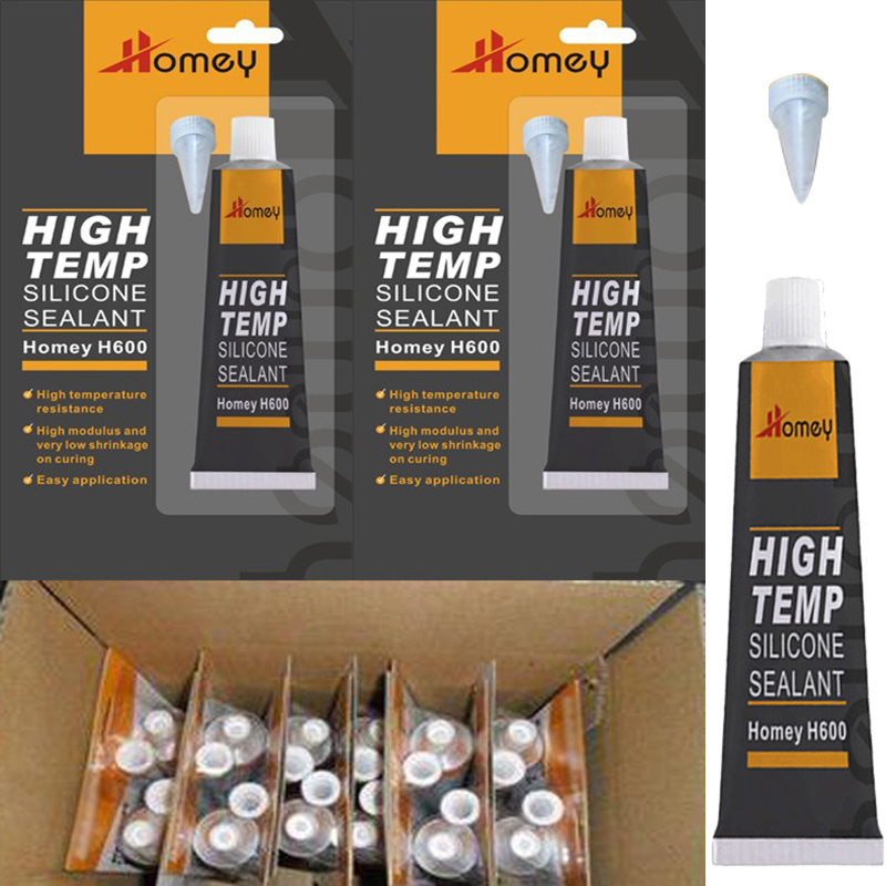 Homey H600 high-temp gasket marker neutral cure silicone sealant