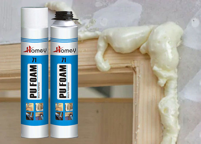 Homey 71 one component polyurethane foam pu foam spray glue for door or window frames