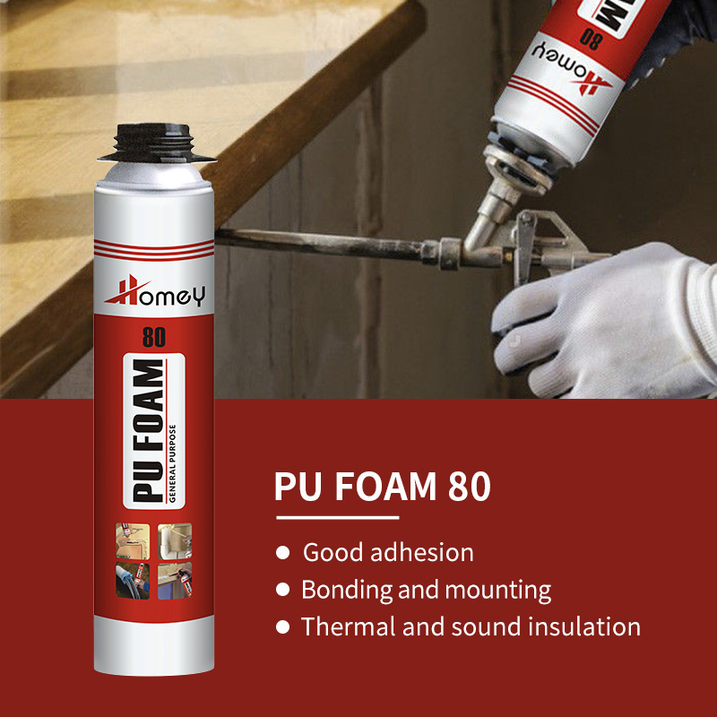 All Season Building Fast Drying Door And Window Frames PU Spray Foam Polyurethane Gun Type Insulation liquid PU Foam