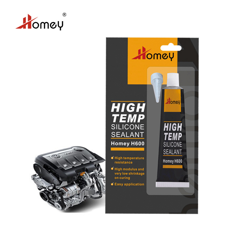 Homey On Sale One Part Acetic High Temperature Resistance Rtv Silicon Sealant