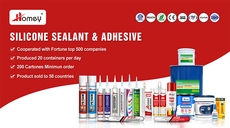 Homey double component colorful ceramic and tile sealant