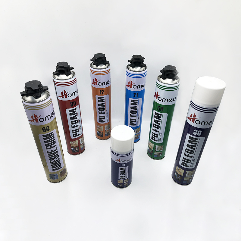 Homey multipurpose insulation open cell foam cleaner spray for roof or wall suppliers PU foam