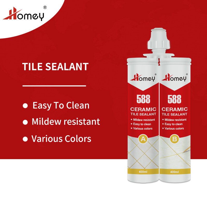 Homey double component colorful ceramic and tile sealant