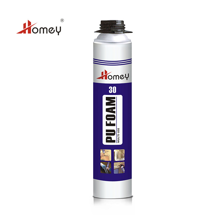 Homey Factory 750ml Spray Sealant White PU Foam Manufacture Guangdong