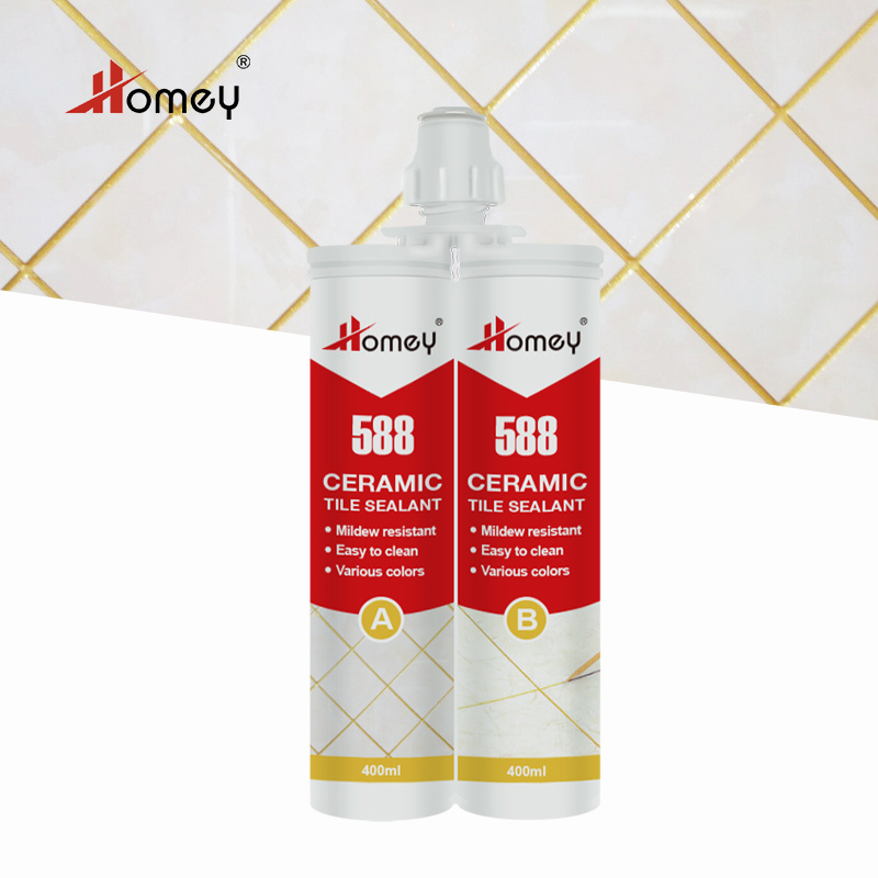 Homey double component colorful ceramic and tile sealant