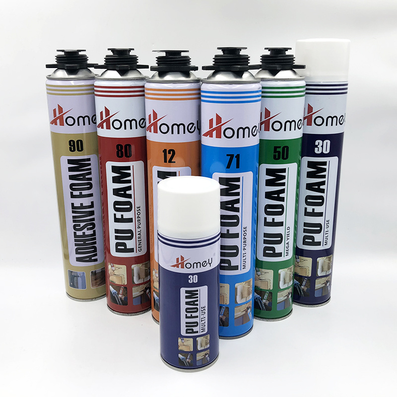 Homey multipurpose insulation open cell foam cleaner spray for roof or wall suppliers PU foam