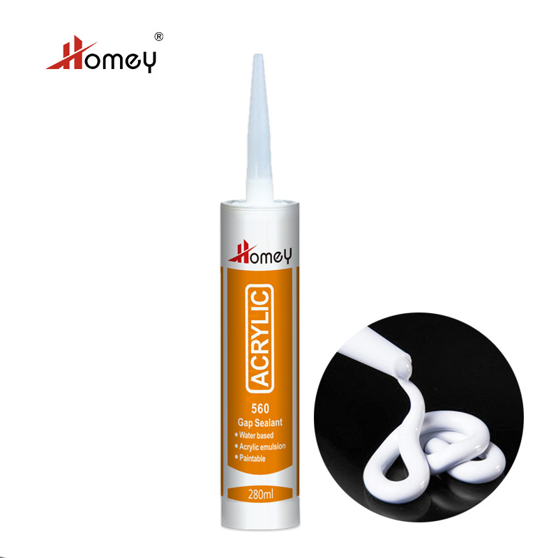 Homey Silicone  acrylic  sealant 150ml caulking  gp boss ra material concrete joint fire silicone sealant