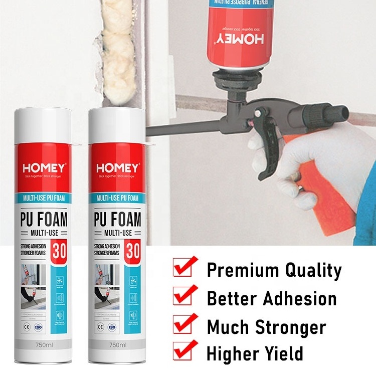 Homey good thermal 750ml polyurethane pu foam glue