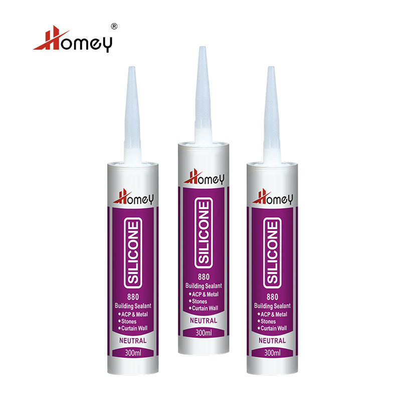 Homey no smell clear neutral silicone sealants for windows and doors