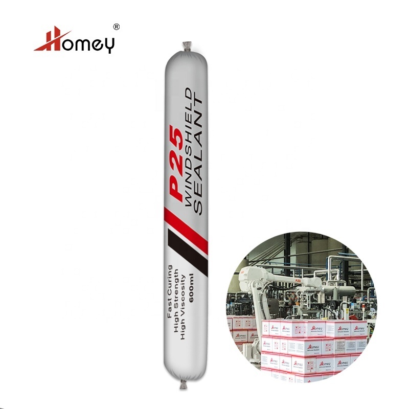 Homey Best Price Pu Windshield Automotive Black Silicone Sealant