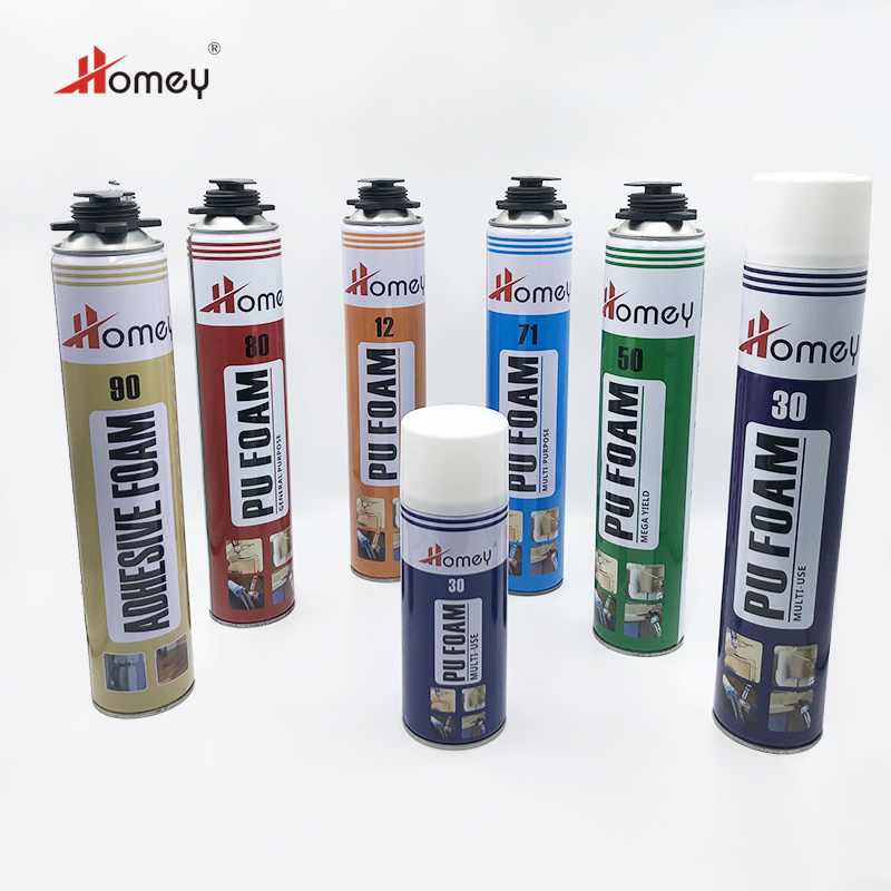 Homey multipurpose insulation open cell foam cleaner spray for roof or wall suppliers PU foam