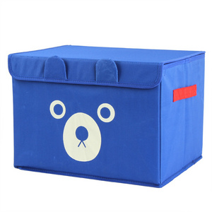 Foldable Felt Storage Box Bin OEM Non Woven Fabric for Cloth Wholesale Polyester Kids Square Foldable Cube Storage Organizer