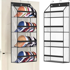 Large Over the Door Hat Racks for Baseball Caps Hat Storage Organizer for Closet Storage Wall Pockets Hanging Hat Holder Shelves