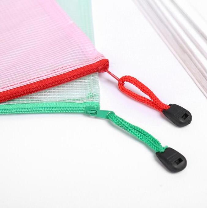 simple clear vinyl pvc zipper pouch mesh gift bags Hot Sale waterproof Clear pvc bag with zipper