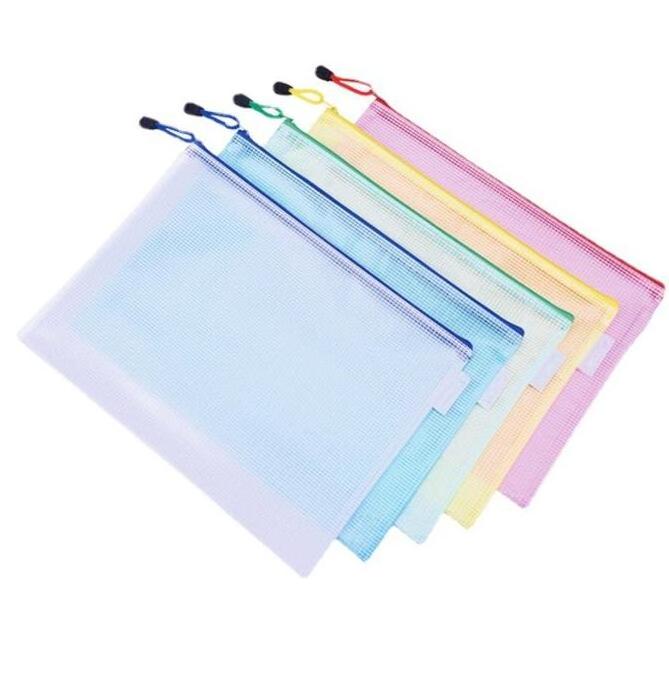 simple clear vinyl pvc zipper pouch mesh gift bags Hot Sale waterproof Clear pvc bag with zipper