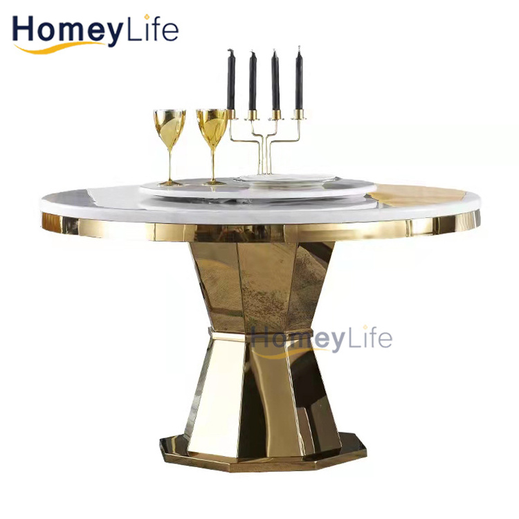 Royal marble glass dining table modern pool dining table for sale