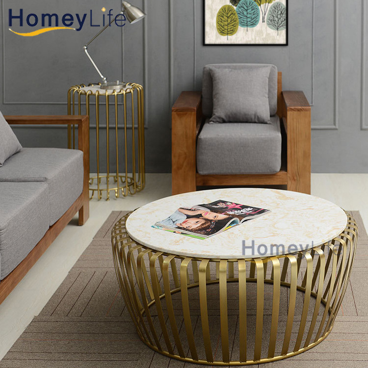 oak Free Sample Luxury Led Marble Gold Design Metal Multitouch Modern Coffee Table For Living Room