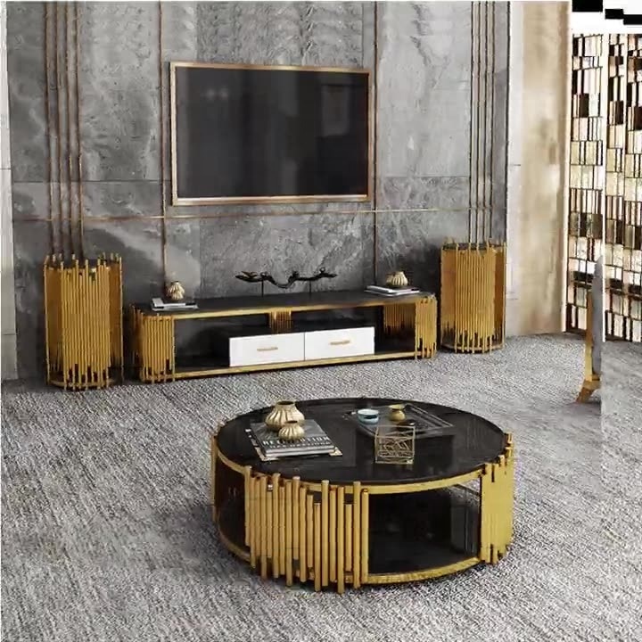 Ethiopian coffee table multifunction tv stand and black coffee table for modern home furniture