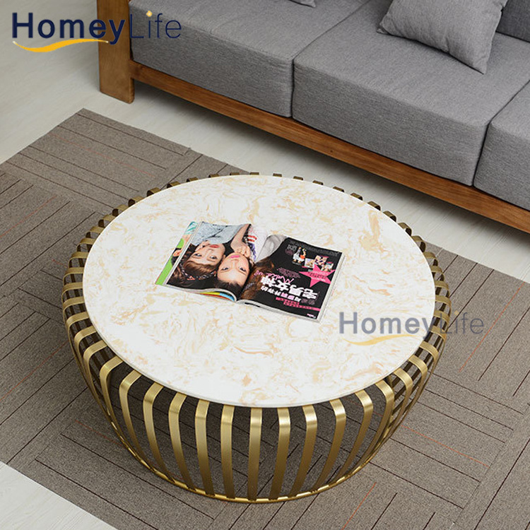 oak Free Sample Luxury Led Marble Gold Design Metal Multitouch Modern Coffee Table For Living Room