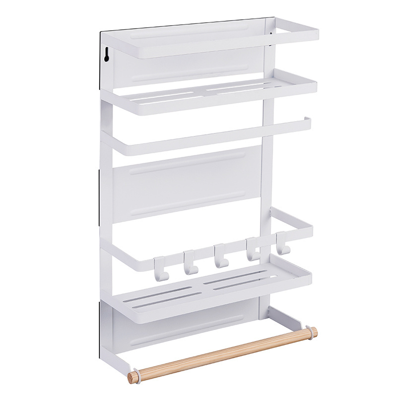 Home And Kitchen Shelf Organizer Magnetic Spice Rack Kitchen Refrigerator Storage Fridge Freezer Holder Rack