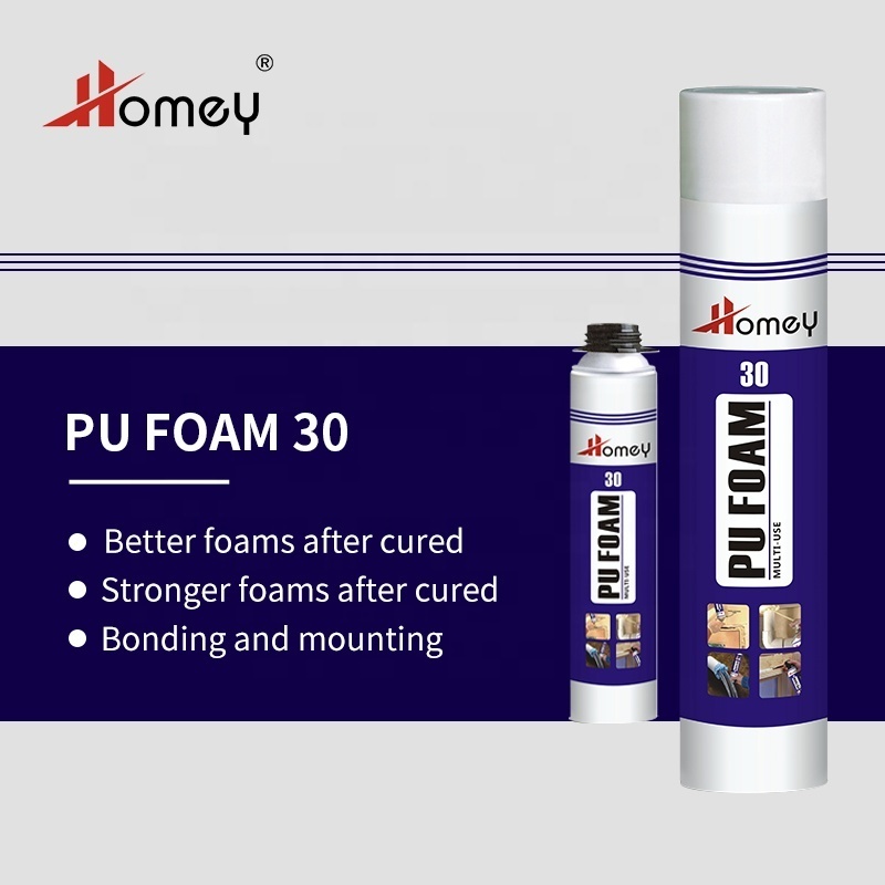 Homey Buy Cheap Muti-Use Spray Foam Insulation Expanding Polyurethane Pu Foam