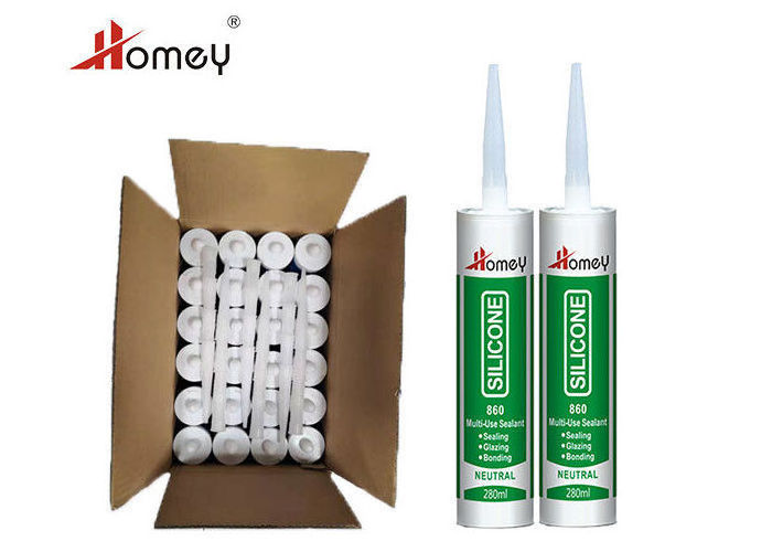 Homey 860 multi use neutral cure waterproof silicone sealant for aluminum ceramics tiles